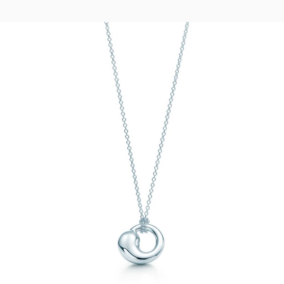 Tiffany & Co Elsa Peretti Eternal Circle Necklace - Picture 2 of 4